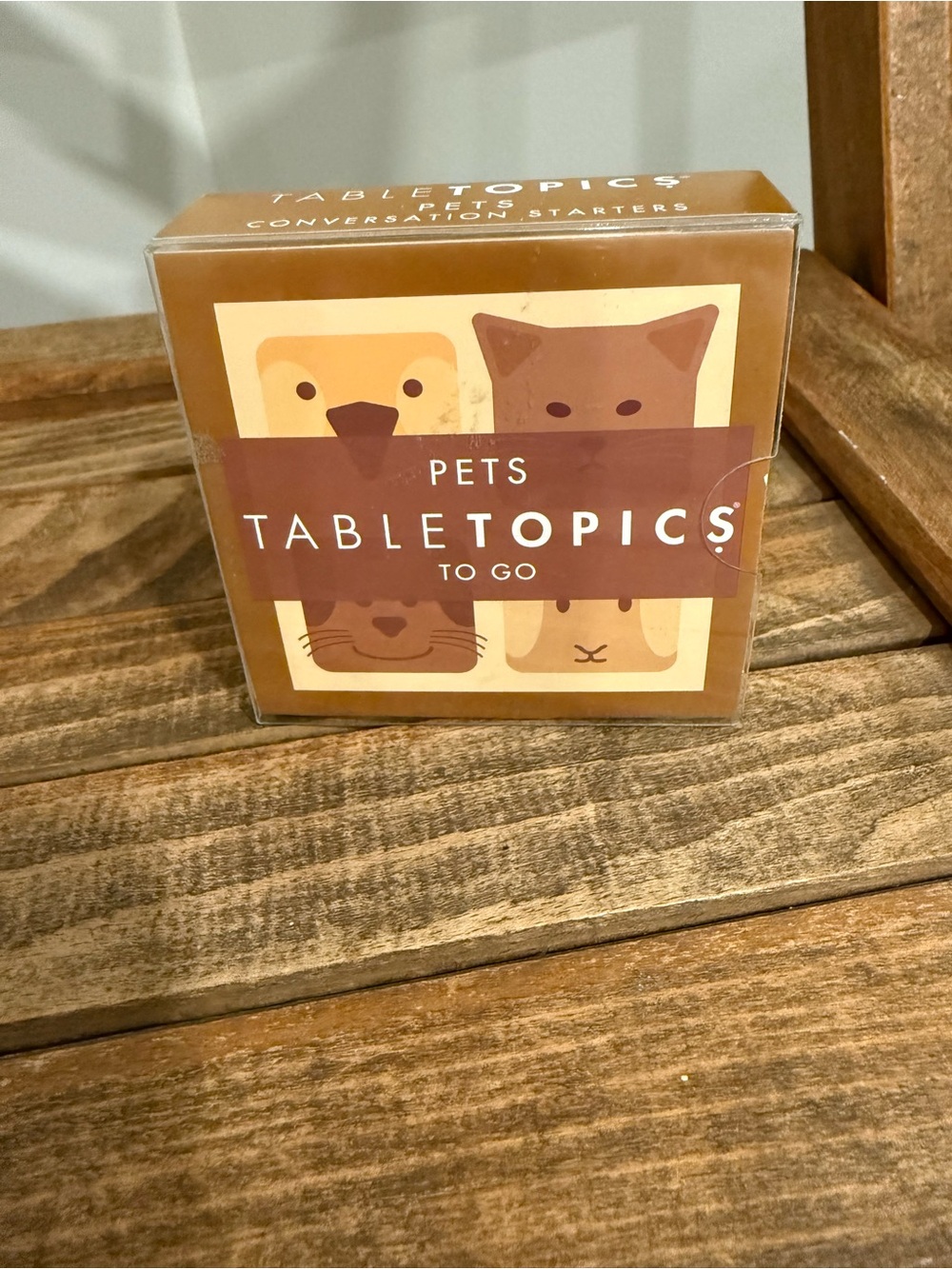 TableTopics Pets To Go Conversation Starter Cards Game